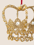 Gold Hanging Crown Decoration