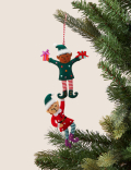 Felt Elves Hanging Decoration
