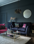 Velvet Paisley Piped Cushion