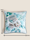 Pure Cotton Blossom Floral Cushion