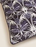 Velvet Geometric Piped Cushion