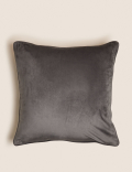 Velvet Embroidered Peacock Cushion