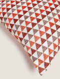Chenille Geometric Cushion
