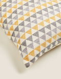 Chenille Geometric Cushion