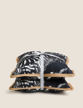 Set of 2 Leaf Print Outdoor Cushions
