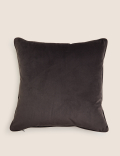 Velvet Tropical Print Cushion