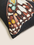 Pure Cotton Butterfly Print Cushion