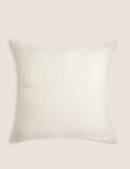 Velvet Bee Embroidered Cushion