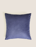 Velvet Palm Print Cushion