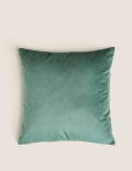 Velvet Mirror Floral Print Cushion