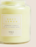 Soft Lemon Jar Candle