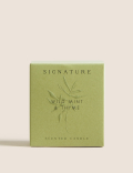 Signature Wild Mint & Thyme Boxed Candle