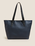 Faux Leather Tote Bag