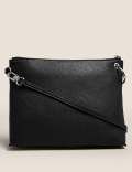 Faux Leather Cross Body Bag