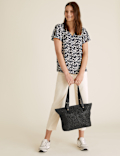 Straw Tote Bag