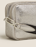 Leather Cross Body Camera Bag