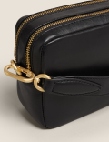 Leather Cross Body Camera Bag