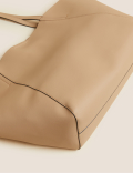 Faux Leather Tote Bag