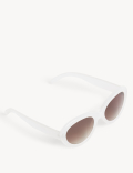 Oval Cat Eye Sunglasses