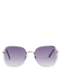 Rimless Square Sunglasses