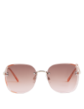 Rimless Square Sunglasses