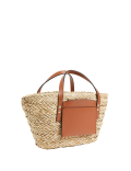 Straw Drawstring Tote Bag