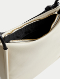 Faux Leather Shoulder Bag