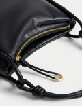 Faux Leather Shoulder Bag