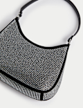 Faux Leather Underarm Shoulder Bag