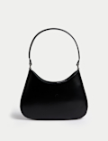 Faux Leather Underarm Shoulder Bag