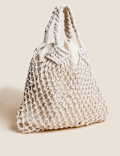 Cotton Rich Macram&eacute; Shoulder Bag