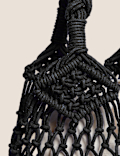 Cotton Rich Macram&eacute; Shoulder Bag