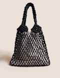 Cotton Rich Macram&eacute; Shoulder Bag
