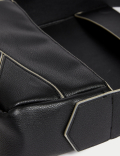 Faux Leather Shoulder Bag