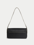 Faux Leather Shoulder Bag