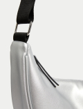 Faux Leather Sling Cross Body Bag