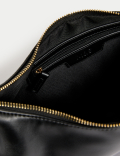 Faux Leather Sling Cross Body Bag