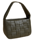 Leather Woven Shoulder Bag