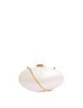 PEARL EFFECT CLUTCH BAG