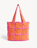 Pure Cotton Crochet Shopper