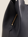 Leather 3 Part Construction Shoulder Bag
