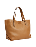 Leather Plain Tote Bag