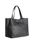 Leather Plain Tote Bag