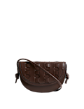Leather Woven Saddle Bag
