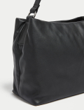 Leather Top Handle Shoulder Bag