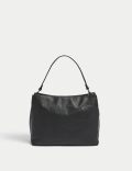Leather Top Handle Shoulder Bag