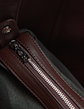 Suedette Buckle Tote Bag
