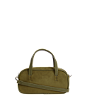 Suedette Mini Bowler Cross Body Bag