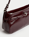 Buckle Baguette Bag