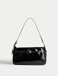 Buckle Baguette Bag